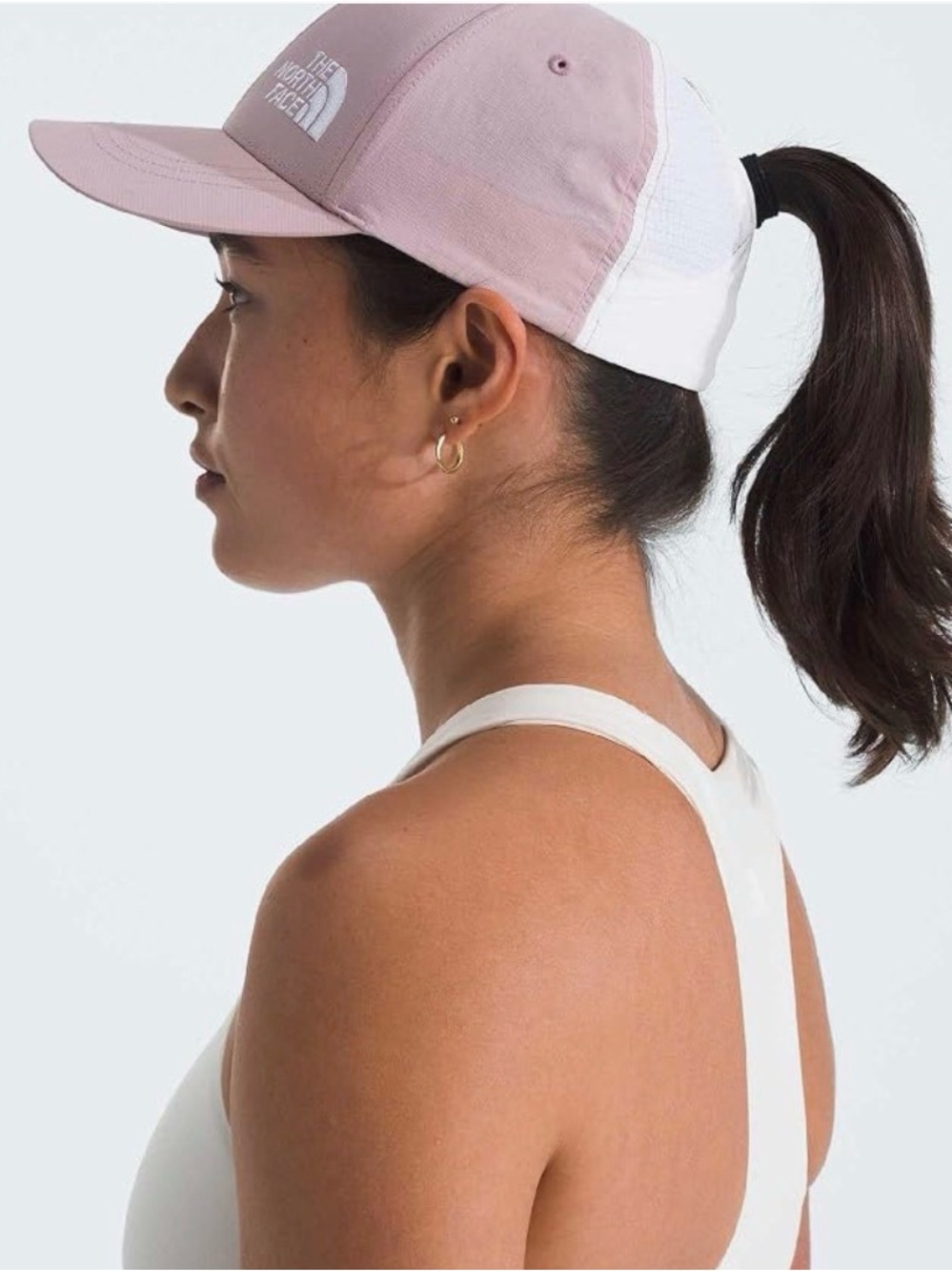The North Face Wonen’s Horizon Hat Light Pink Baseball Cap BNWOT L-XL - Picture 8 of 8